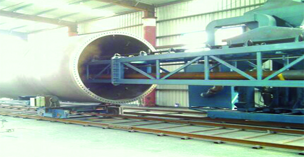 塔筒內(nèi)壁專用拋丸機(jī)